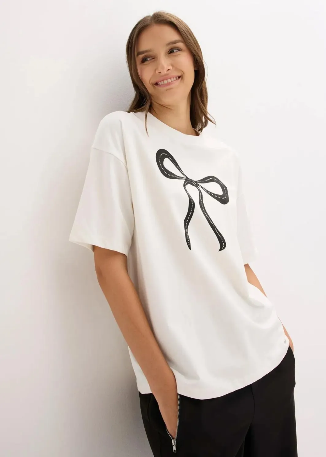 Damen bonprix Shirts & Tops|Nachhaltigere Materialien|Oversize-Shirt