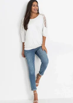 Discount Oversize-Shirt aus Viskose-Mix Damen Shirts & Tops|Nachhaltigere Materialien