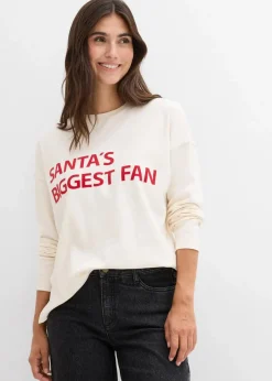 Damen bonprix Shirts & Tops|Zweiteiler & Sets|Oversize-Shirt aus Baumwolle