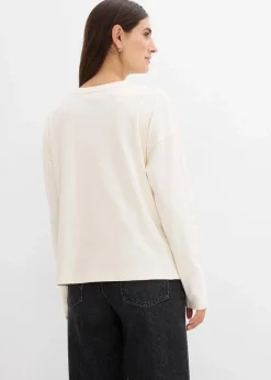 Damen bonprix Shirts & Tops|Zweiteiler & Sets|Oversize-Shirt aus Baumwolle