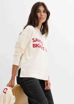 Damen bonprix Shirts & Tops|Zweiteiler & Sets|Oversize-Shirt aus Baumwolle