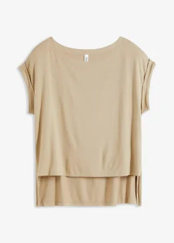 Damen bonprix Shirts & Tops|Oversize-Shirt aus fließender Viskose