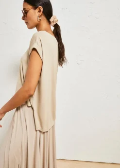 Damen bonprix Shirts & Tops|Oversize-Shirt aus fließender Viskose