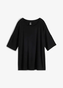 Damen bonprix Nachhaltigere Materialien|Shirts & Tops|Oversize-Shirt aus fließender Viskose