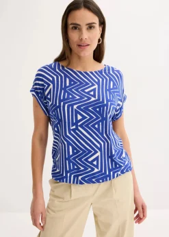 Online Oversize-Shirt aus fließendem Viskose-Mix Damen Shirts & Tops|Nachhaltigere Materialien