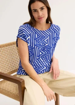 Online Oversize-Shirt aus fließendem Viskose-Mix Damen Shirts & Tops|Nachhaltigere Materialien