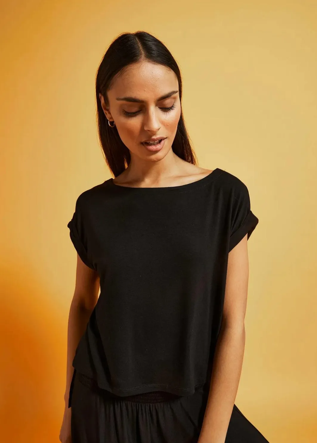 Damen bonprix Shirts & Tops|Oversize-Shirt aus fließender Viskose