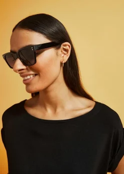 Damen bonprix Shirts & Tops|Oversize-Shirt aus fließender Viskose