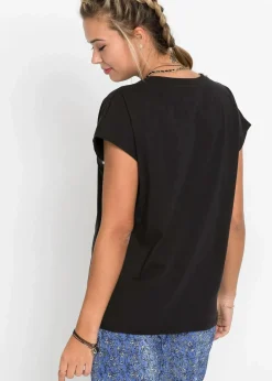 Damen bonprix Nachhaltigere Materialien|Shirts & Tops|Oversize-Shirt aus reiner Bio-Baumwolle