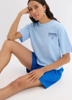 Discount Oversize-Shirt aus reiner Bio-Baumwolle Damen Shirts & Tops|Nachhaltigere Materialien