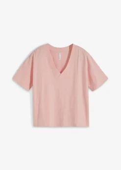Damen bonprix Shirts & Tops|Nachhaltigere Materialien|Oversize-Shirt aus reiner Bio-Baumwolle