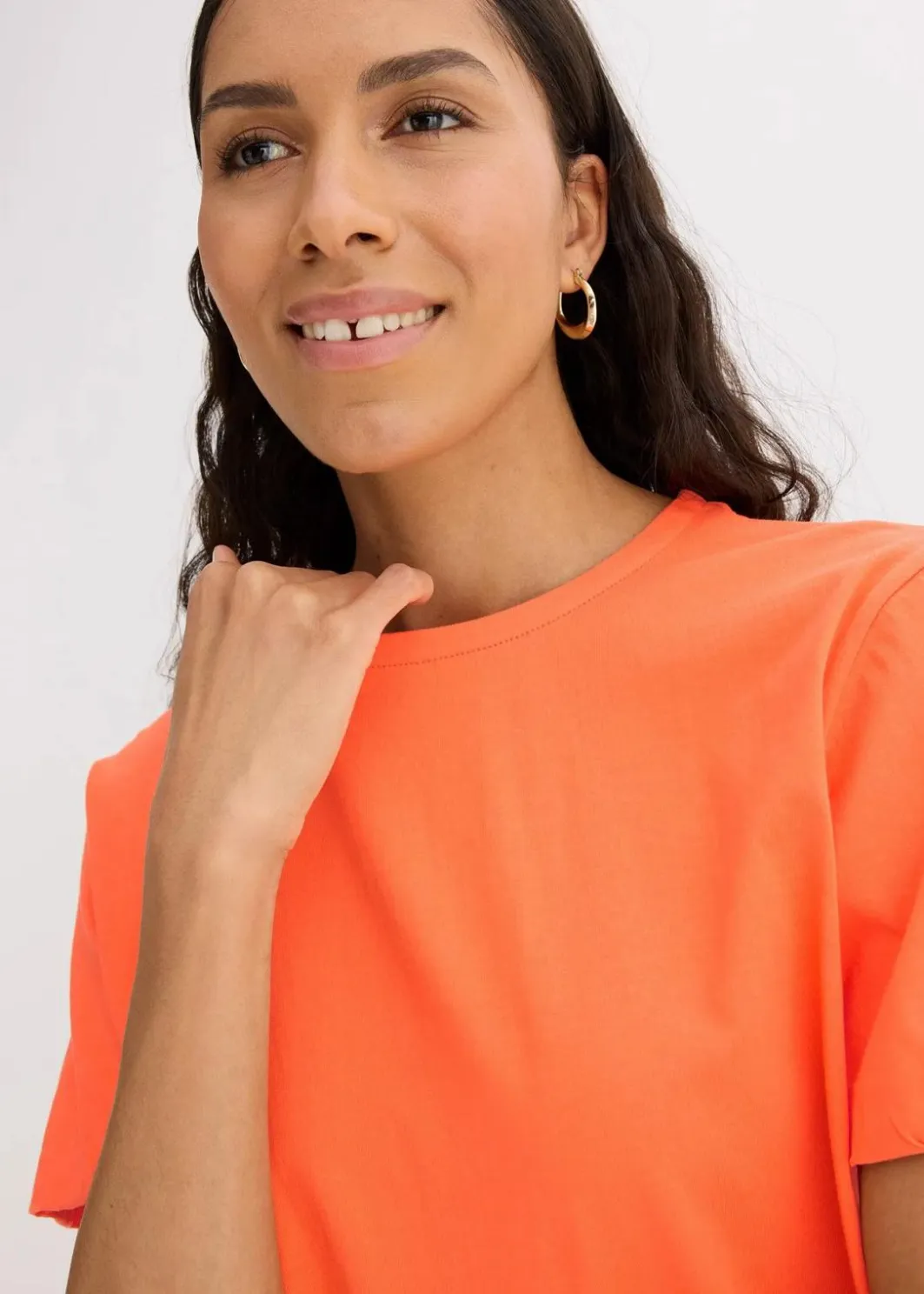 Damen bonprix Nachhaltigere Materialien|Shirts & Tops|Oversize-Shirt aus reiner Bio-Baumwolle