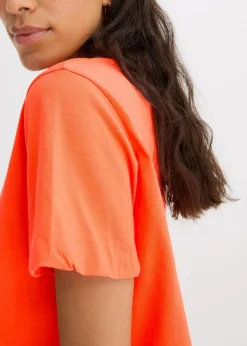 Damen bonprix Nachhaltigere Materialien|Shirts & Tops|Oversize-Shirt aus reiner Bio-Baumwolle