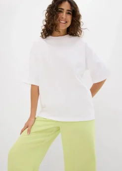 Damen bonprix Nachhaltigere Materialien|Shirts & Tops|Oversize-Shirt aus reiner schwerer Bio-Baumwolle