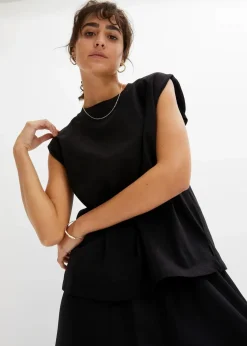 Damen bonprix Nachhaltigere Materialien|Shirts & Tops|Oversize-Shirt aus reiner Bio-Baumwolle