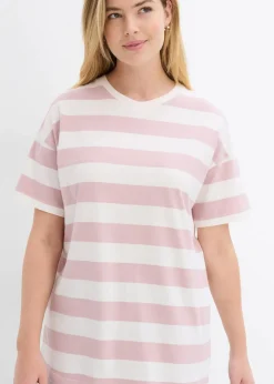 Damen bonprix Basics|Shirts & Tops|Oversize-Shirt aus reiner Bio-Baumwolle