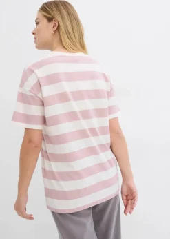 Damen bonprix Basics|Shirts & Tops|Oversize-Shirt aus reiner Bio-Baumwolle