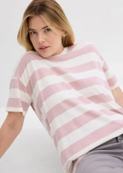 Damen bonprix Basics|Shirts & Tops|Oversize-Shirt aus reiner Bio-Baumwolle