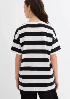 Damen bonprix Nachhaltigere Materialien|Shirts & Tops|Oversize-Shirt aus reiner Bio-Baumwolle