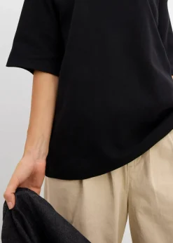 Online Oversize-Shirt aus reiner schwerer Bio-Baumwolle Damen Nachhaltigere Materialien|Shirts & Tops