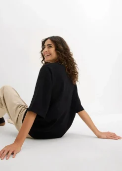Online Oversize-Shirt aus reiner schwerer Bio-Baumwolle Damen Nachhaltigere Materialien|Shirts & Tops
