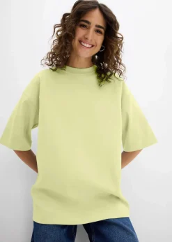 Damen bonprix Nachhaltigere Materialien|Shirts & Tops|Oversize-Shirt aus reiner schwerer Bio-Baumwolle