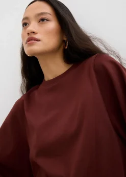 Damen bonprix Shirts & Tops|Nachhaltigere Materialien|Oversize-Shirt aus reiner Bio-Baumwolle