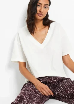 Damen bonprix Nachhaltigere Materialien|Shirts & Tops|Oversize-Shirt aus reiner Bio-Baumwolle