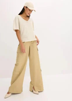 Damen bonprix Shirts & Tops|Oversize-Shirt aus reiner Baumwolle
