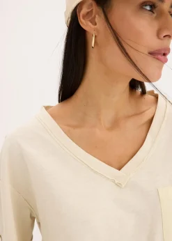 Damen bonprix Shirts & Tops|Oversize-Shirt aus reiner Baumwolle