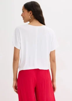Sale Oversize-Shirt aus softem Viskose-Mix Damen Shirts & Tops