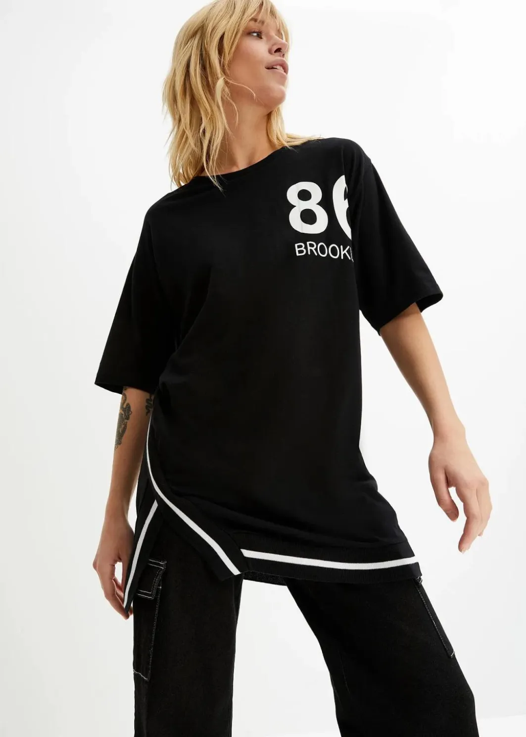 New Oversize-Shirt aus softem Viskose-Mix Damen Shirts & Tops