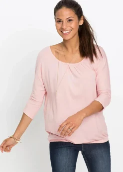 Damen bonprix Shirts & Tops|Oversize-Shirt aus Viskose-Mix