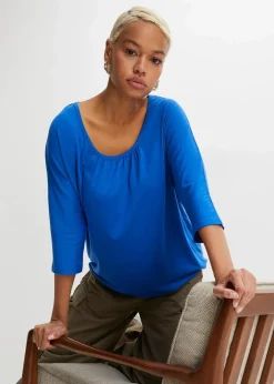 Damen bonprix Shirts & Tops|Oversize-Shirt aus Viskose-Mix