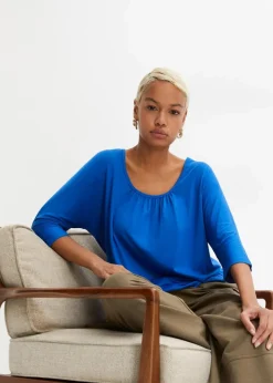 Damen bonprix Shirts & Tops|Oversize-Shirt aus Viskose-Mix