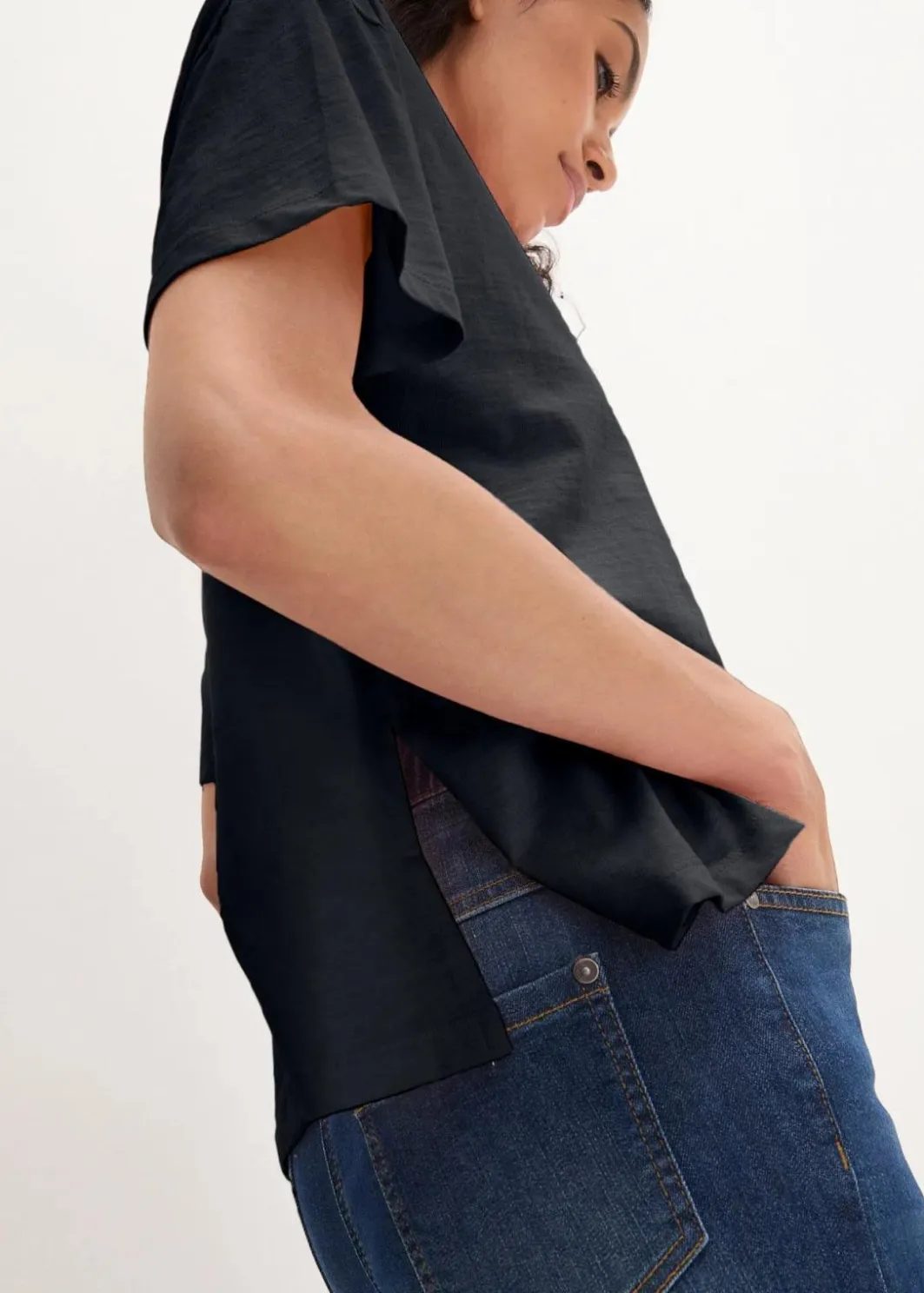Damen bonprix Bekleidung·Röcke|Basics|Oversize-Shirt mit Druck