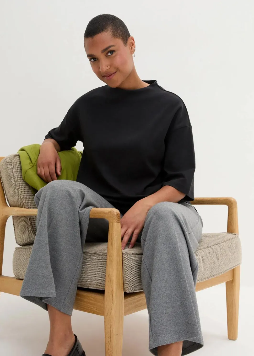 Damen bonprix Shirts & Tops|Oversize-Shirt Shirt aus reiner Bio-Baumwolle