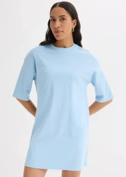 Damen bonprix Nachhaltigere Materialien|Kleider|Oversize-Shirtkleid aus schwerer Bio-Baumwolle