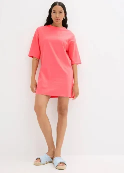 Damen bonprix Bekleidung·Röcke|Bekleidung·Pullover & Strickjacken|Oversize-Shirtkleid aus schwerer Bio-Baumwolle