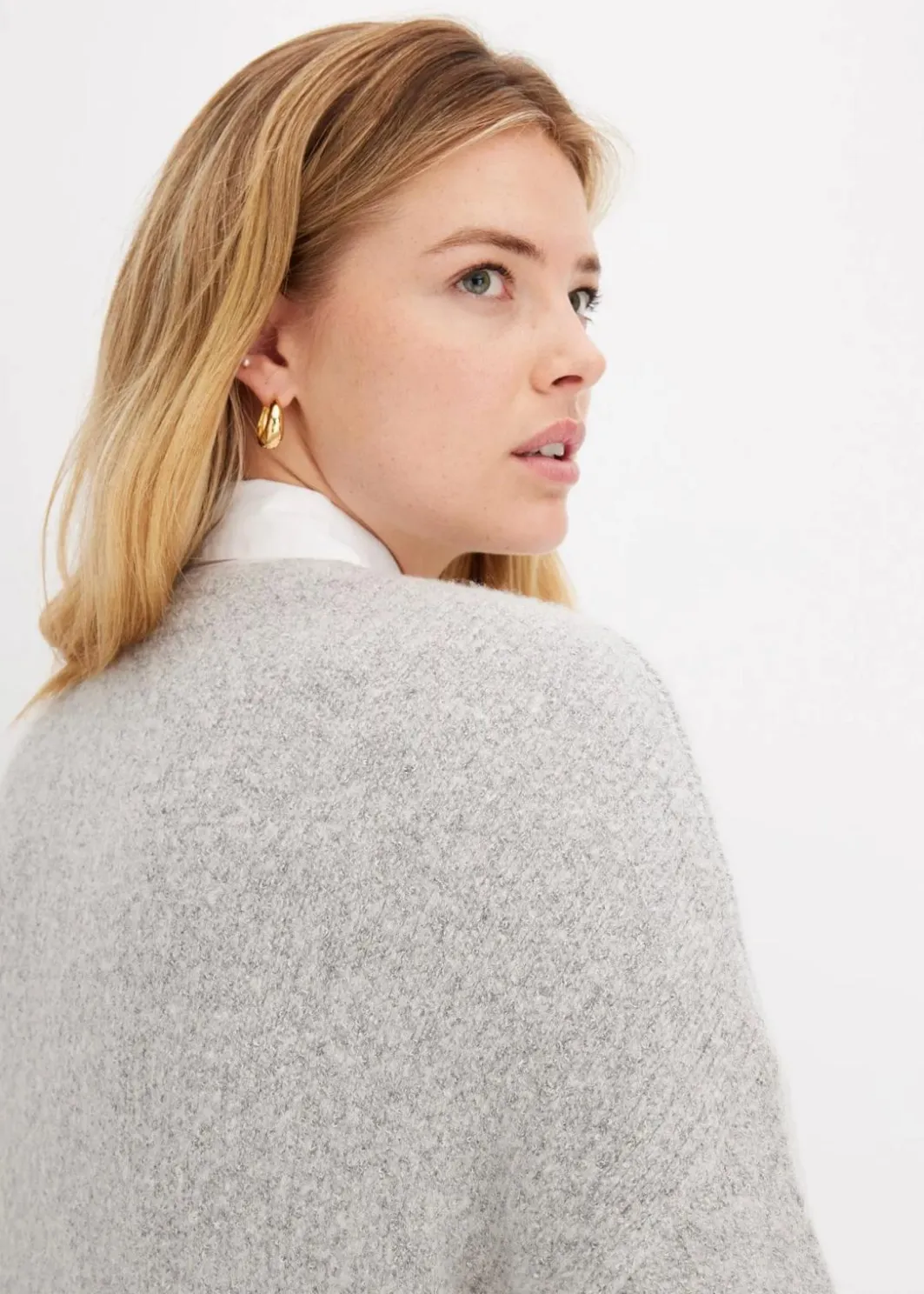 Damen bonprix Bekleidung·Jeans|Pullover & Strickjacken|Oversize-Strickjacke
