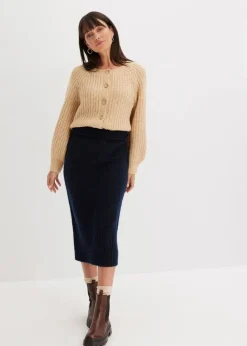 Oversize-Strickjacke Damen Bekleidung·Umstandsmode|Strickmode