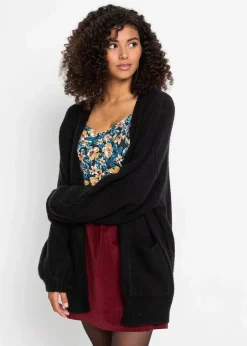 Damen bonprix Strickmode|Pullover & Strickjacken|Oversize-Strickjacke