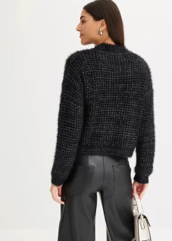 Best Oversize-Strickjacke mit Bändchengarn Damen Bekleidung·Umstandsmode|Bekleidung·Jeans