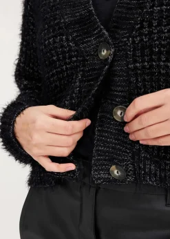 Best Oversize-Strickjacke mit Bändchengarn Damen Bekleidung·Umstandsmode|Bekleidung·Jeans