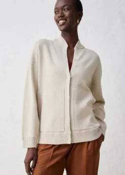Discount Oversize-Strickjacke mit Merinowolle Damen Bekleidung·Umstandsmode|Strickmode