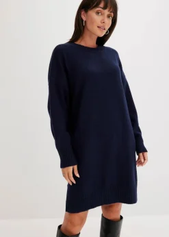 Damen bonprix Kleider|Nachhaltigere Materialien|Oversize-Strickkleid
