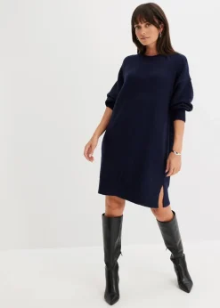 Damen bonprix Kleider|Nachhaltigere Materialien|Oversize-Strickkleid