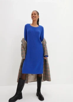 New Oversize-Strickkleid aus Rippstrick Damen Bekleidung·Umstandsmode|Strickmode
