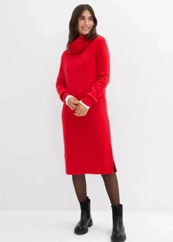 New Oversize-Strickkleid mit Rollkragen Damen Bekleidung·Umstandsmode|Bekleidung·Pullover & Strickjacken
