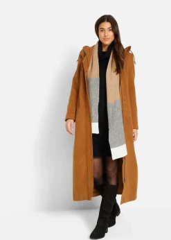 Damen bonprix Kleider|Strickmode|Oversize-Strickkleid mit Rollkragen